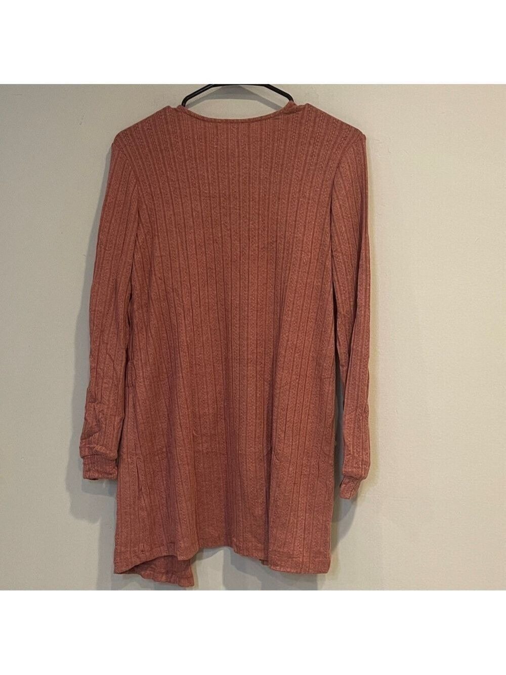 NWT Blu Pepper Mauve Cardigan with Cream Lace Tank Size Small - Picture 4 of 4